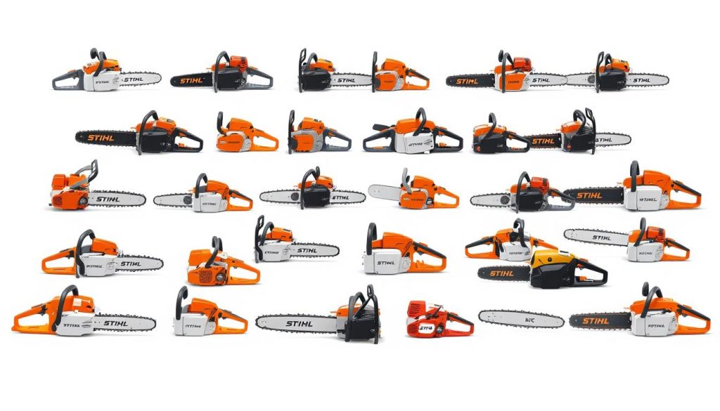 Tipos de motosserras STIHL Tipos de motosserras STIHL